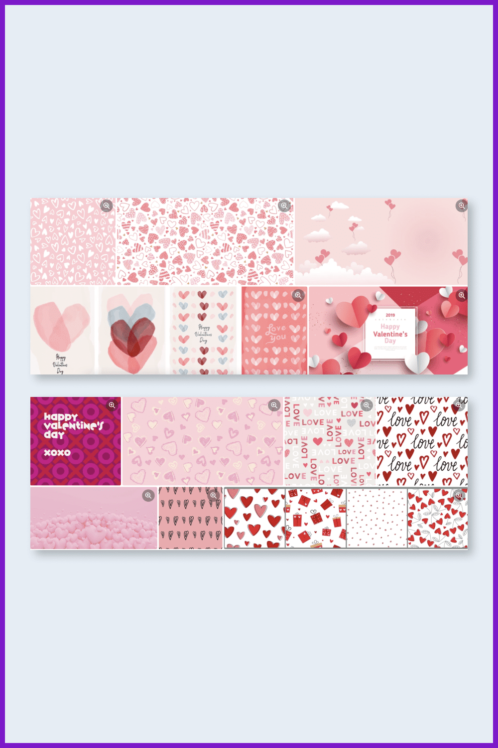 Shutterstock’s Valentine’s Day Patterns.
