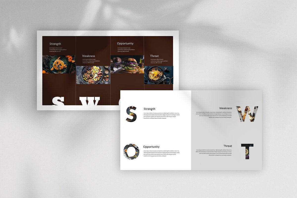 This template comes with modern look and simple design presentation.