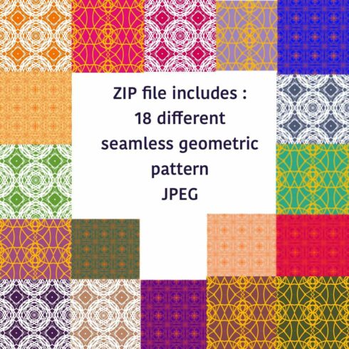 3+ Seamless Geometric Patterns - MasterBundles