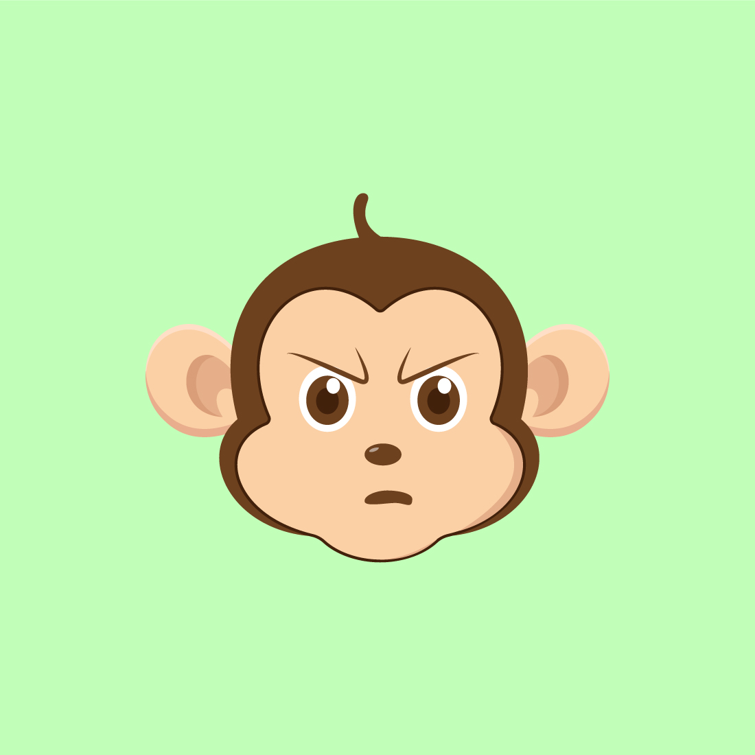 7 cute monkey faces 08