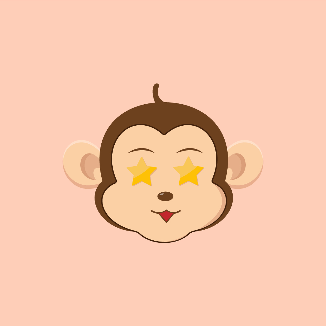7 cute monkey faces 09