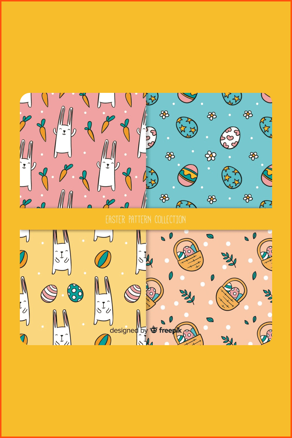 Easter pattern collection.