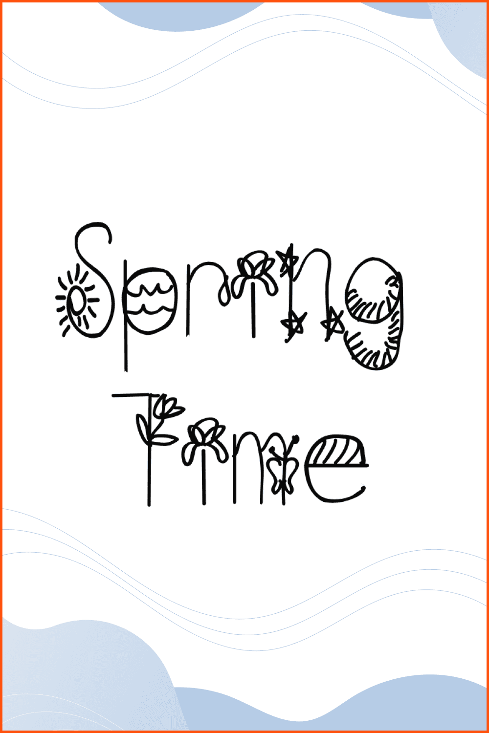 Spring Time font.