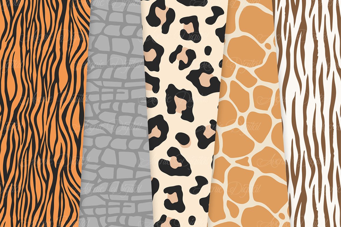 Animal prints for different targets.