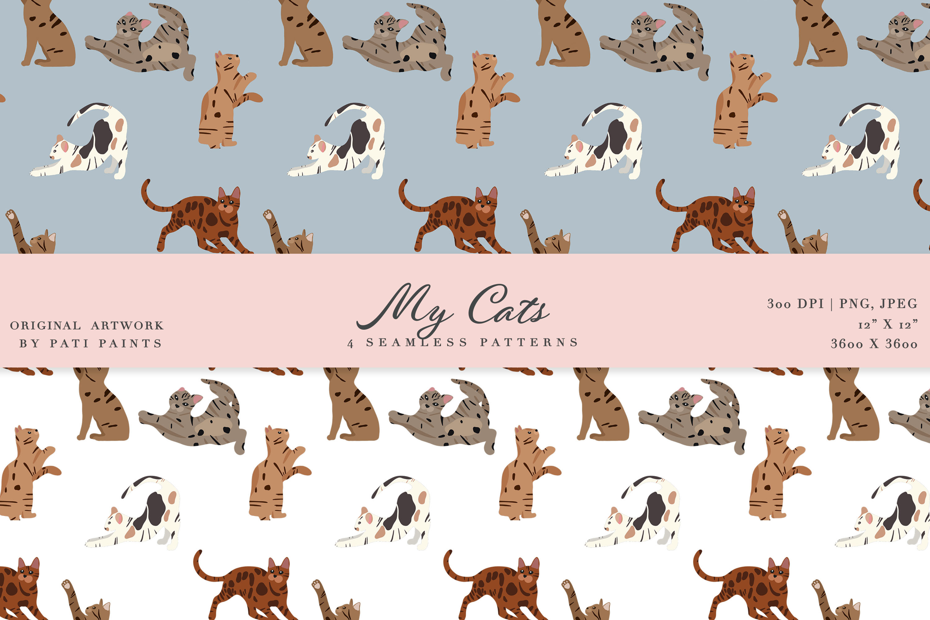 Cats illustrations pack