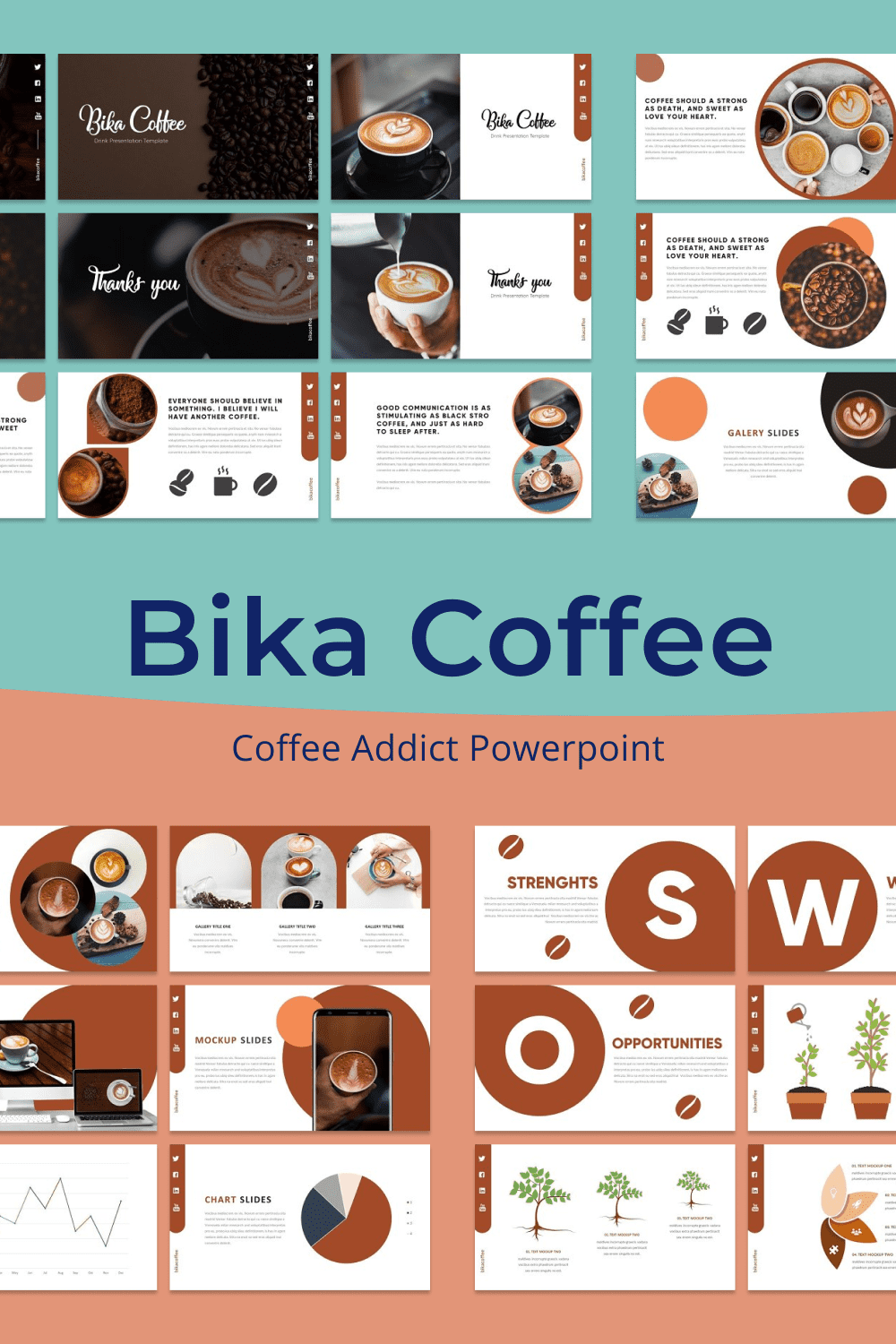 Bika Coffee-Coffee Addict Powerpoint - preview image.