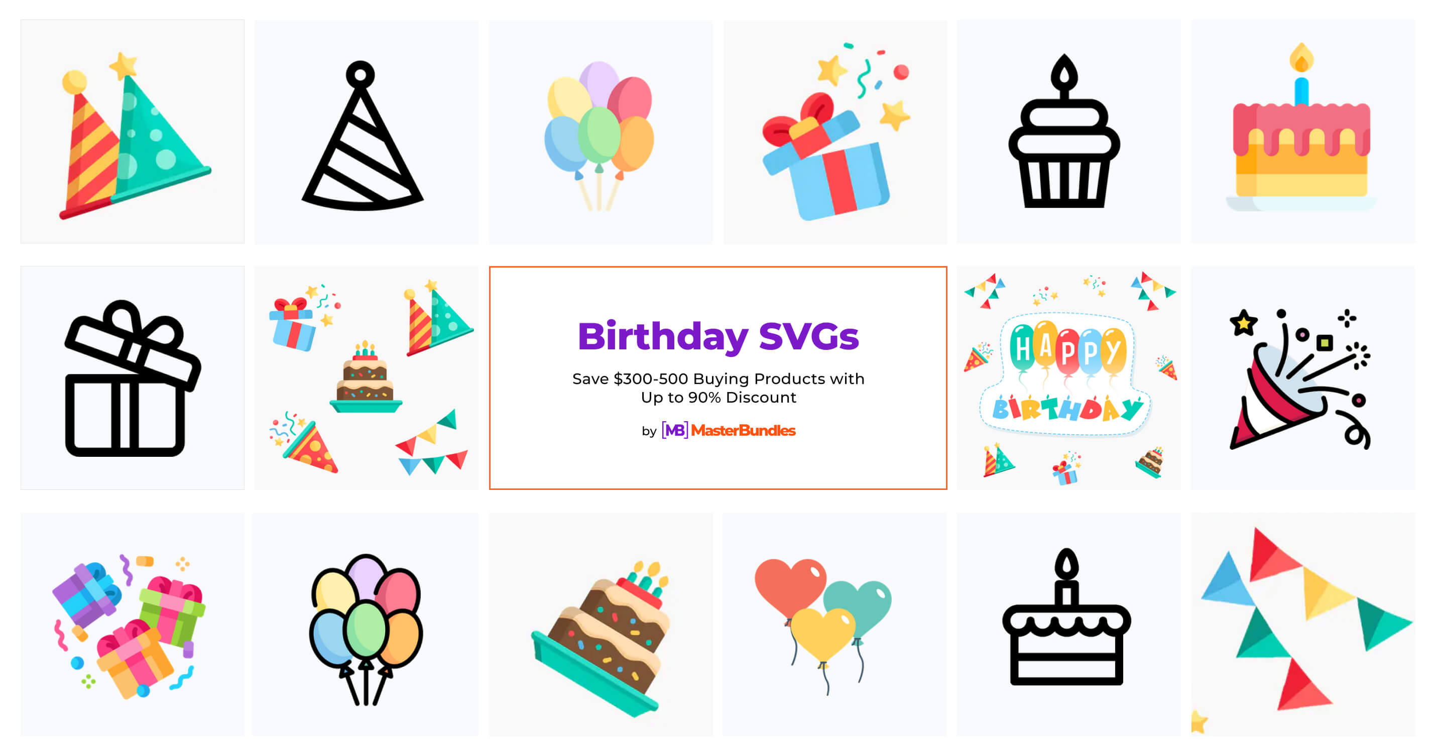 95+ Birthday SVG Files 2024 - MasterBundles