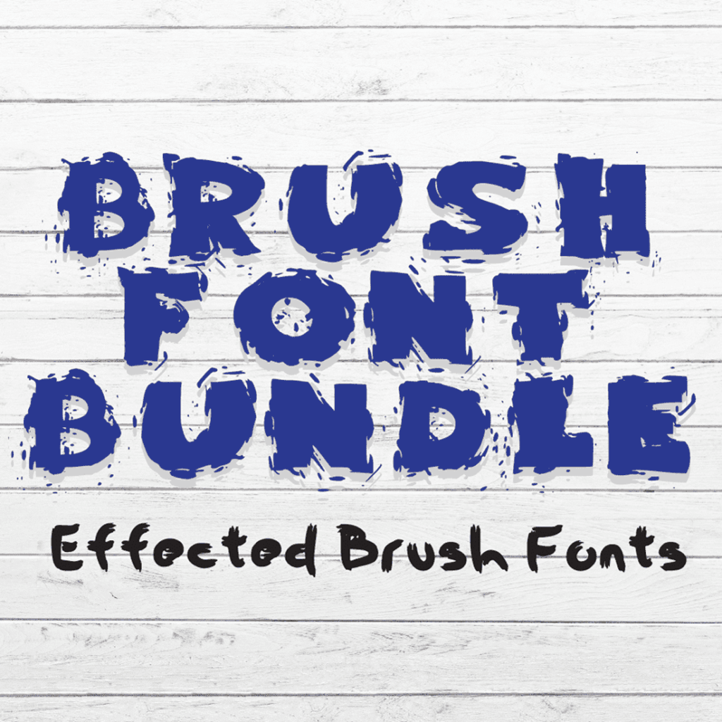 Big Brush Font Bundle Masterbundles