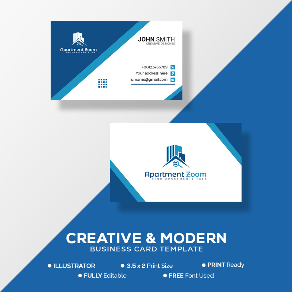 Business Card And Visiting Card Design For PrintReady. MasterBundles
