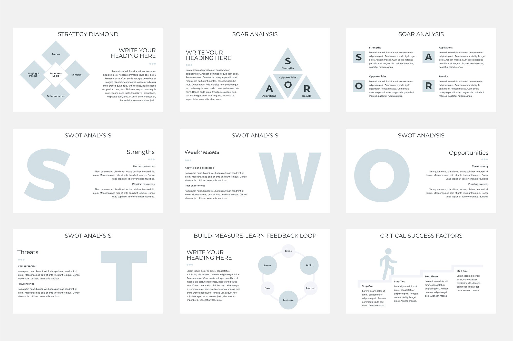 Strategy Presentation Template is a simple presentation to show your project & ideas.