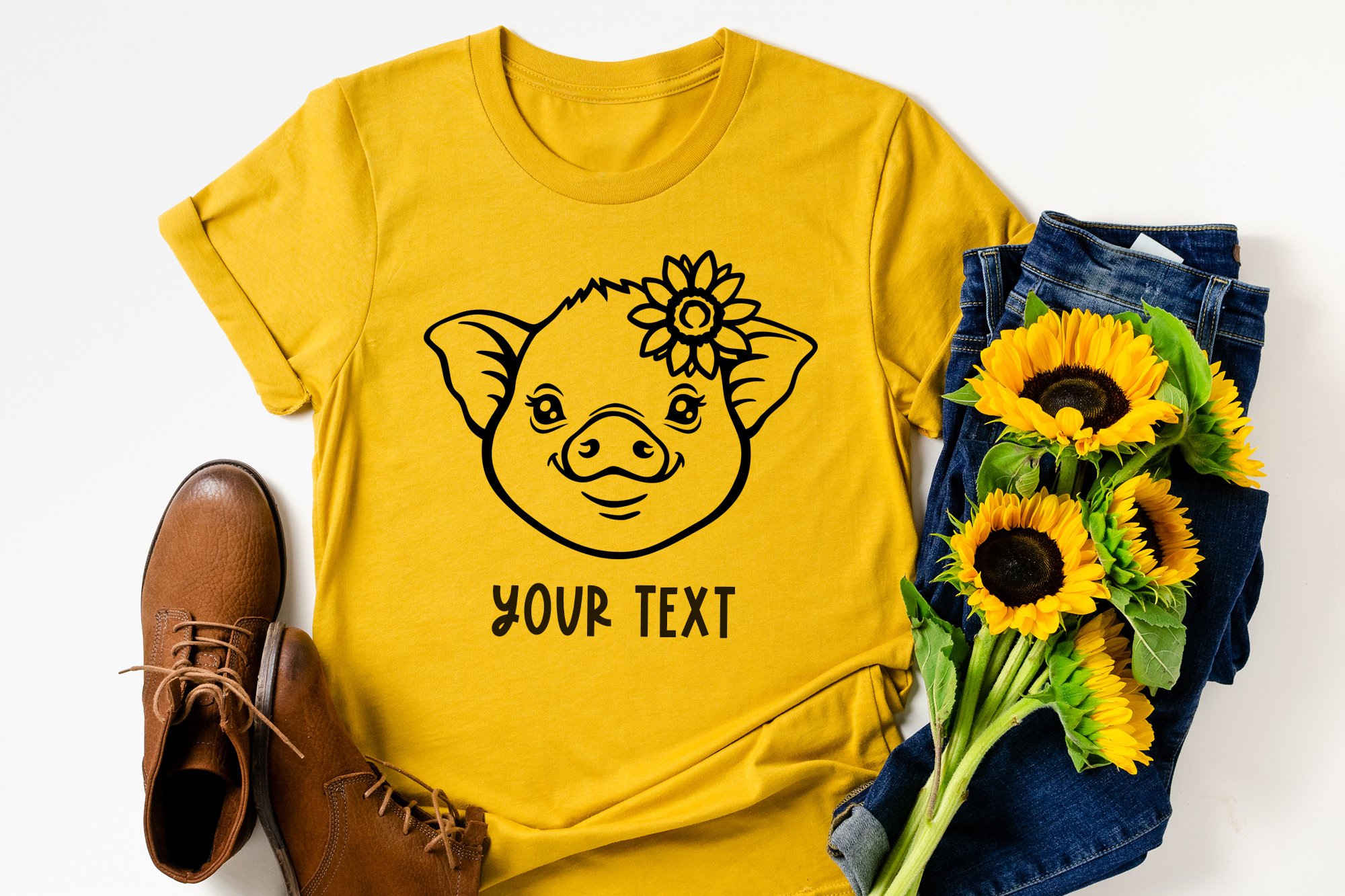 Pig Face SVG Pig SVG Cut Files Baby Farm Animals SVG Cricut.