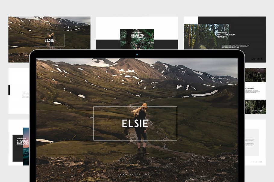 Cover image of Elsie Google Slides Template.