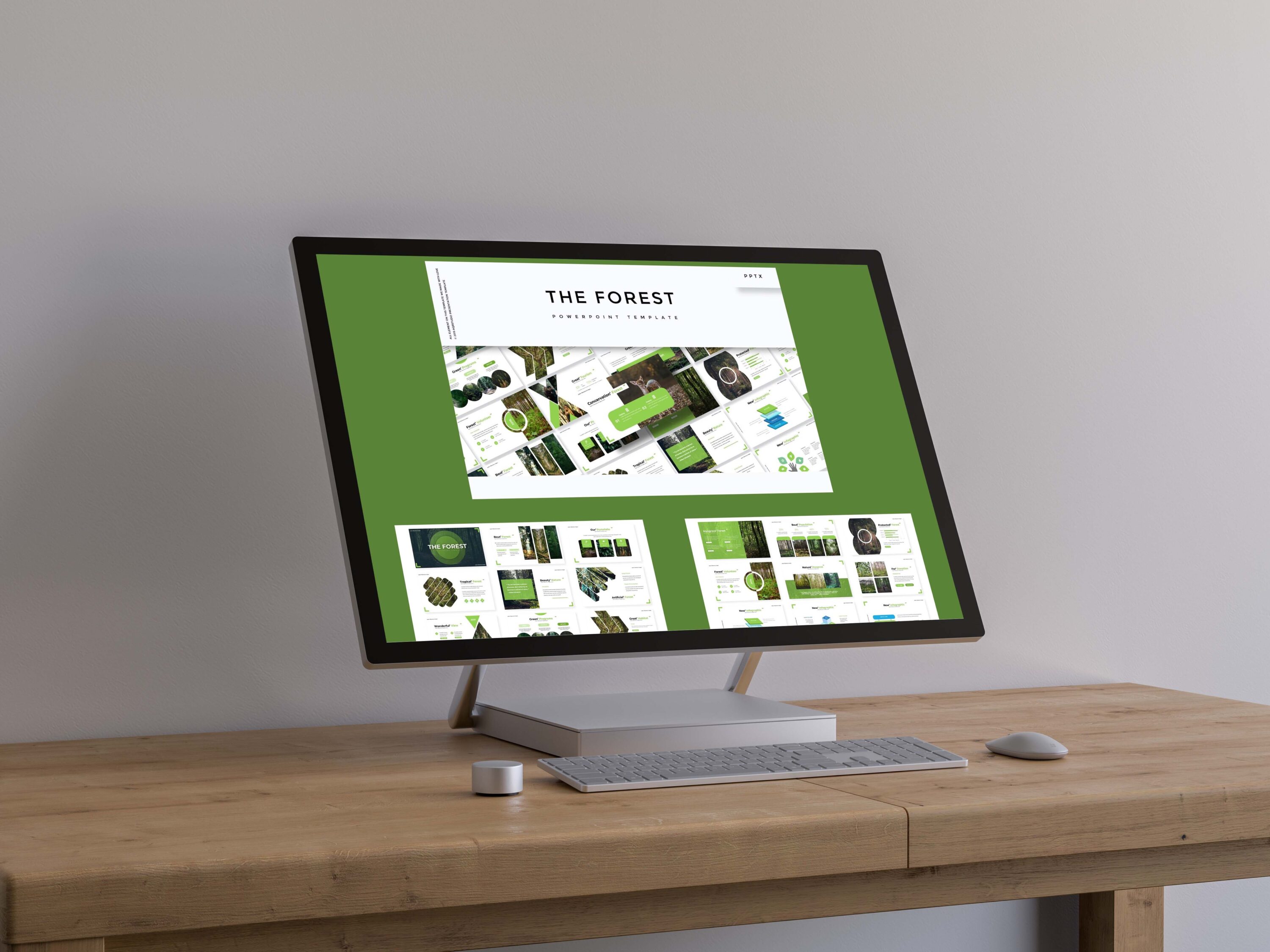 The Forest - Powerpoint Template - desktop.