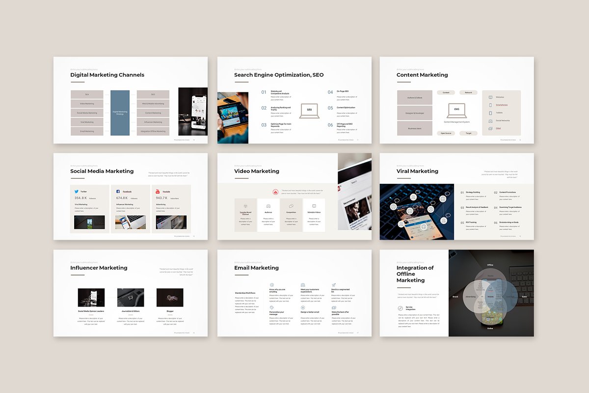Digital Marketing Strategy Template is a simple presentation to show your project & ideas.
