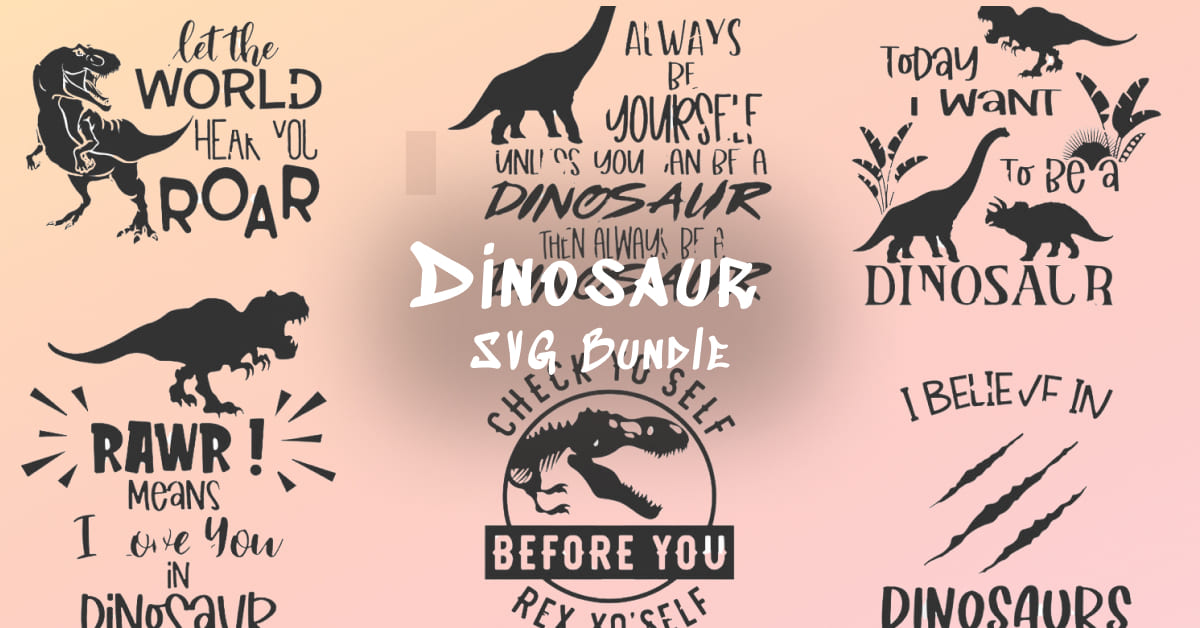 Dinosaur SVG , Dinosaur SVG Bundle – MasterBundles