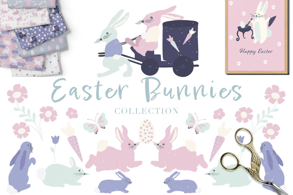 Easter Bunnies Collection - MasterBundles