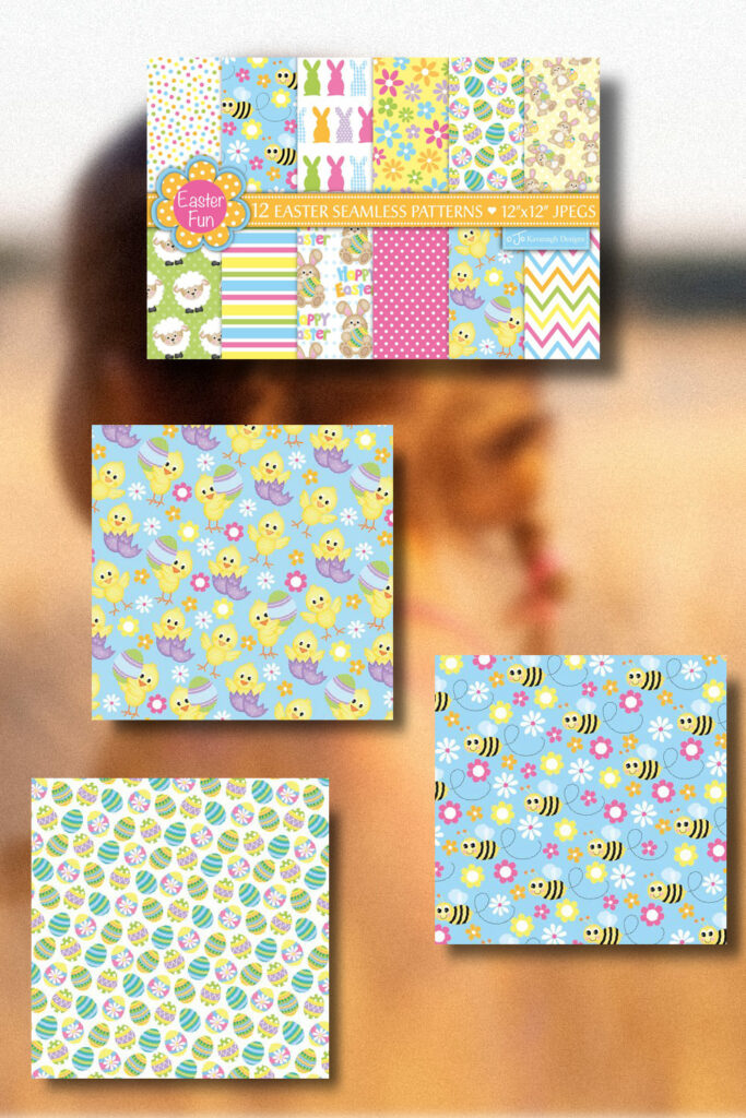 Easter Digital Paper – MasterBundles
