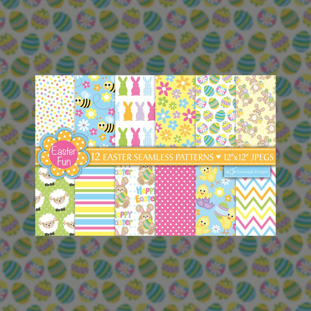 Easter Digital Paper – MasterBundles