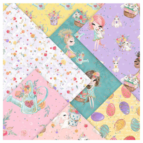 Easter Patterns, Spring Patterns – MasterBundles