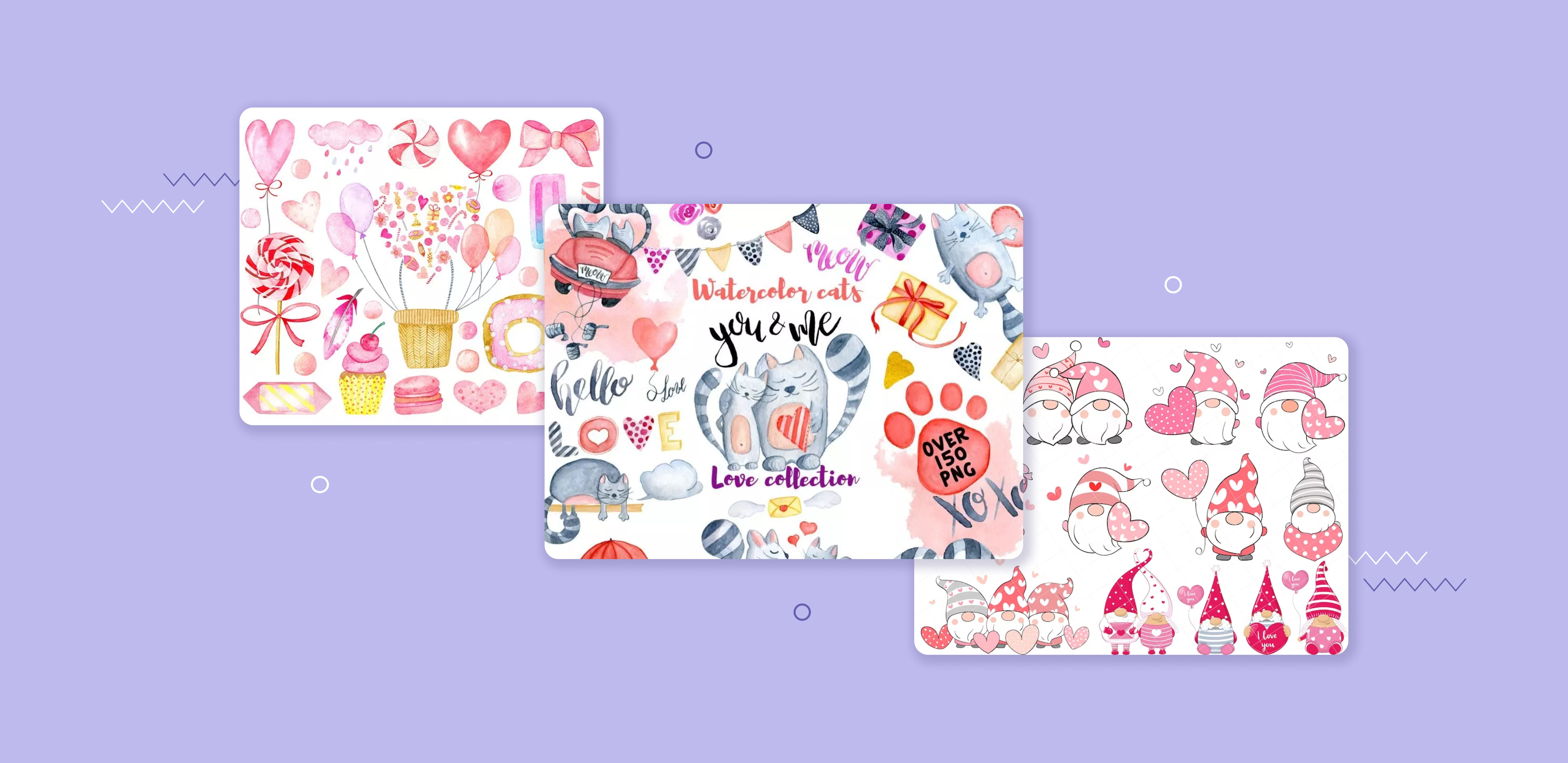 Lady Lovely Locks Vintage Valentine Cards Set of 4 With Envelopes, 80s Kids  Pastel Kawaii Classroom Valentines, Whimsical Rainbow Valentines 