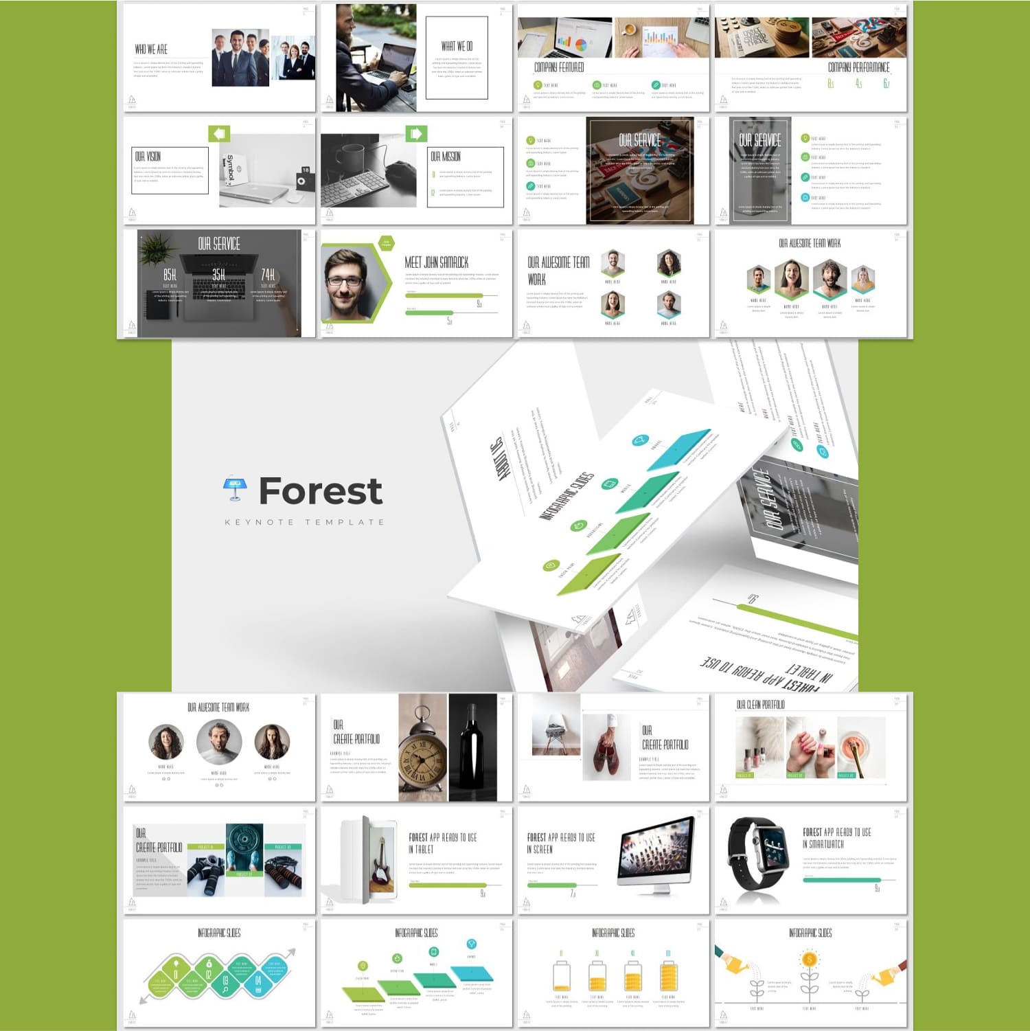 Forest - Keynote Template cover.