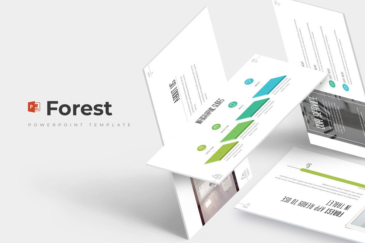 Cover image of Forest - Presentation Template.