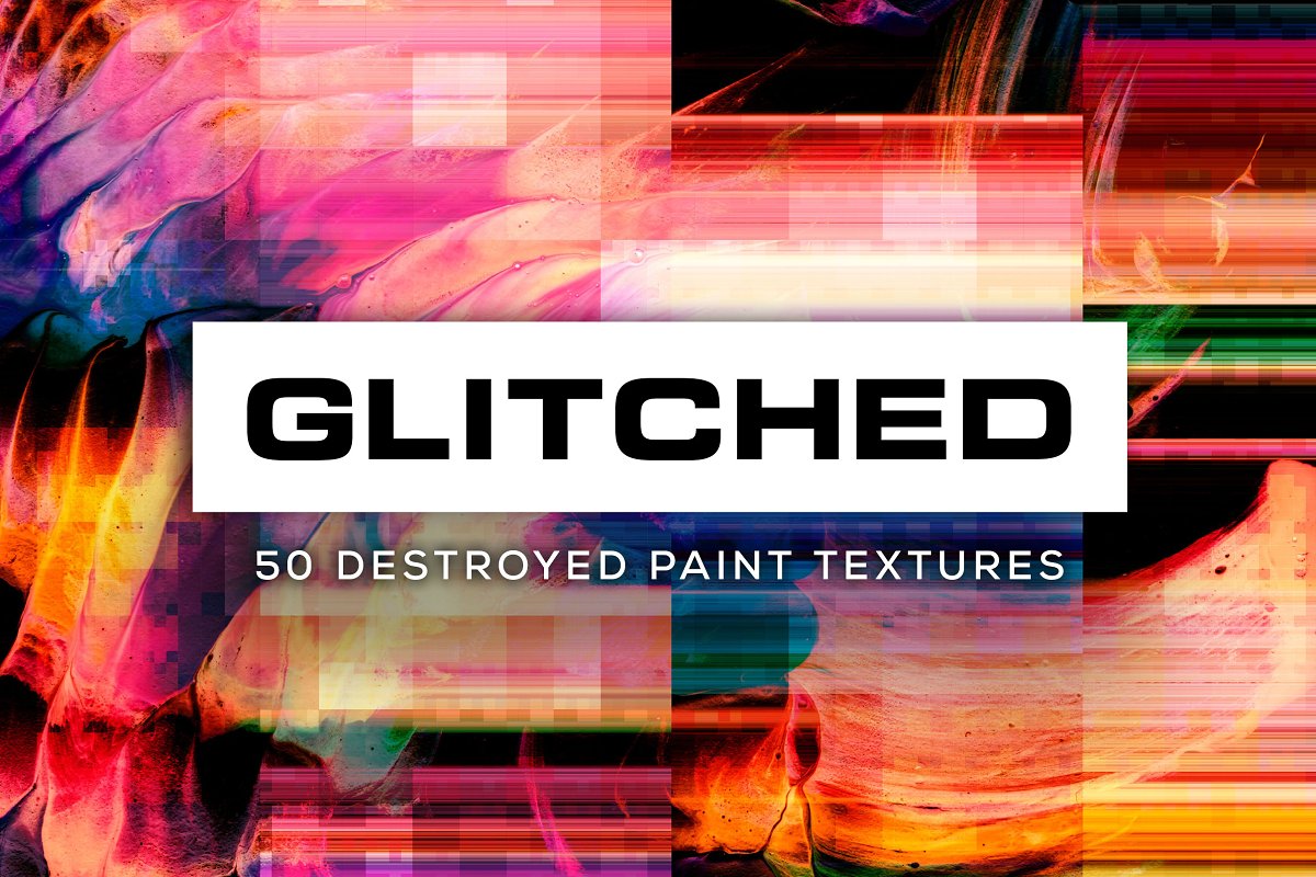 The Main Preview of Glitched Destroyed Textures.