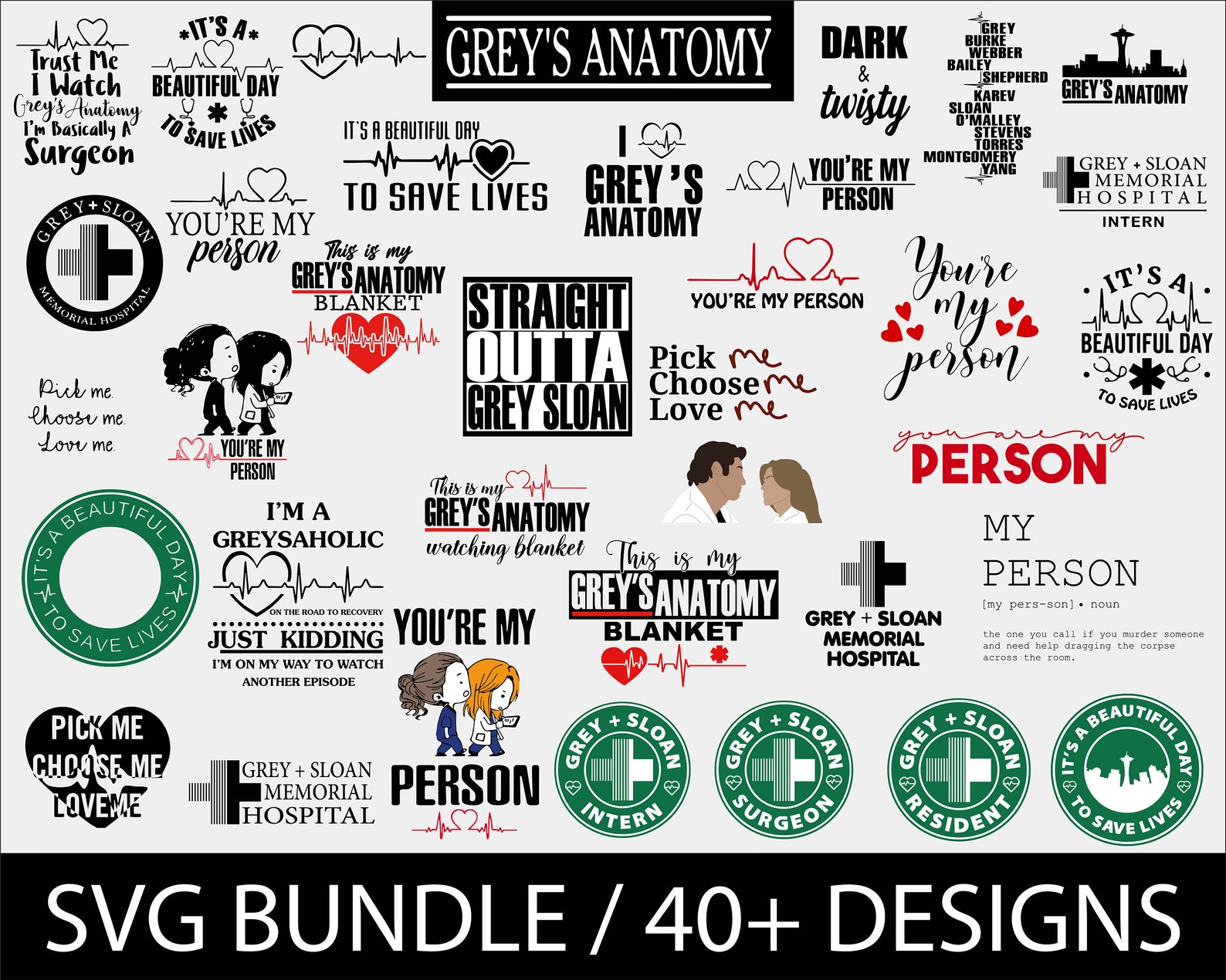 Grey's anatomy collection.