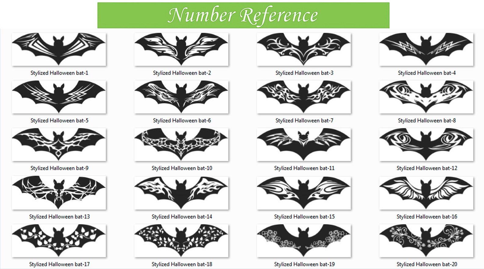 Halloween Bat Decor SVG Bundle.