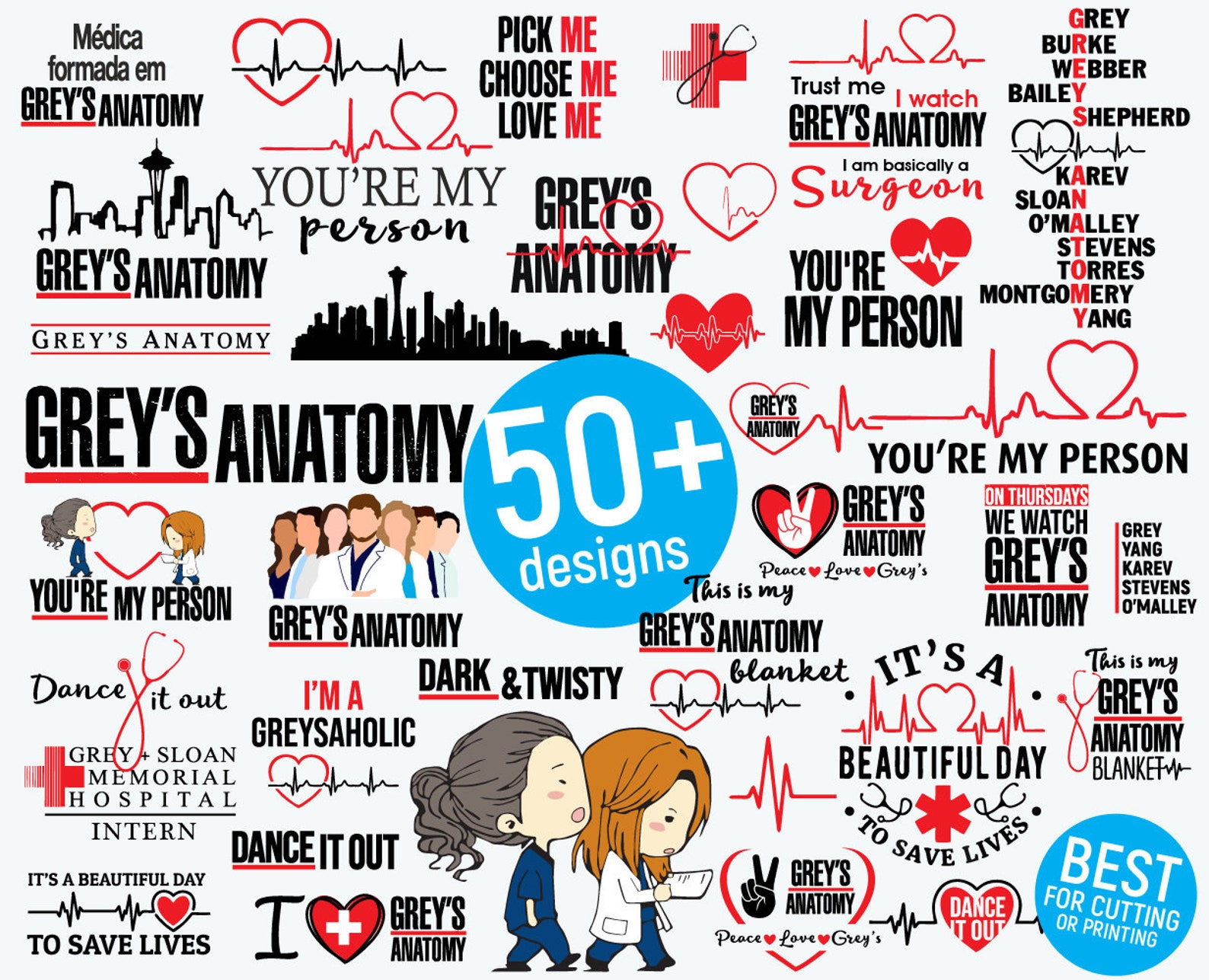 Grey's anatomy collection.