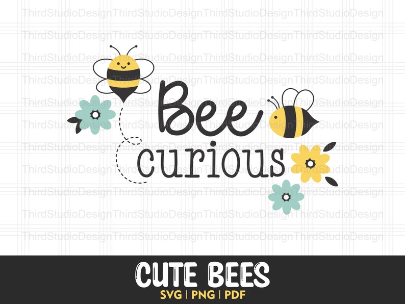 Cute Bees - Bee Curious.
