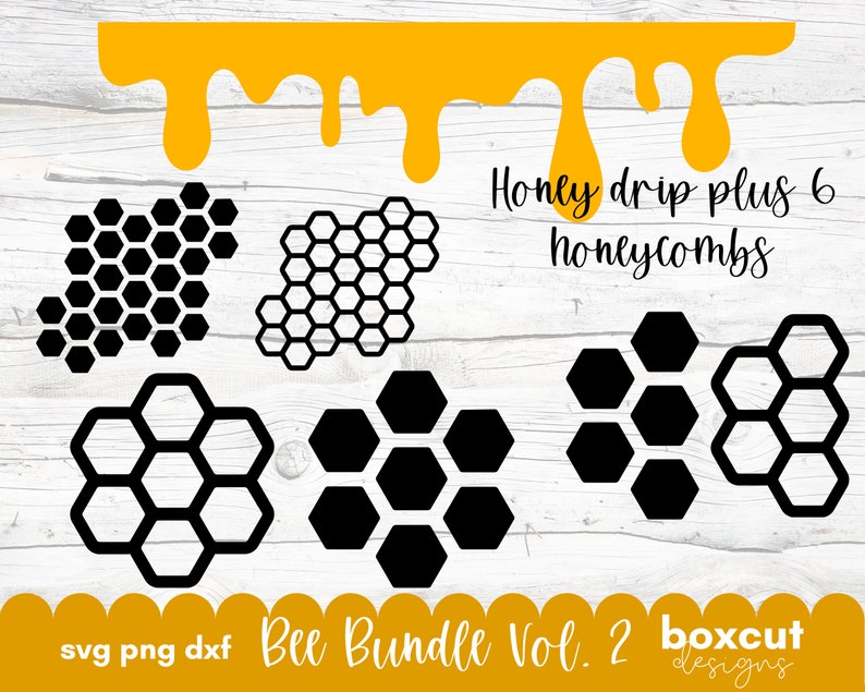 Honey Drip Plus Honeycombs.