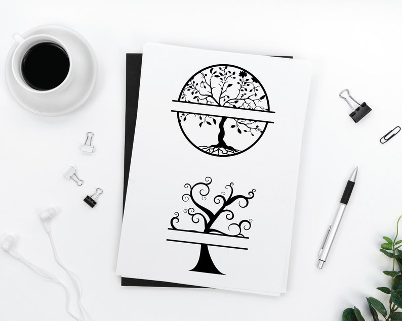 Tree Of Life SVG - Mockup on the paper.