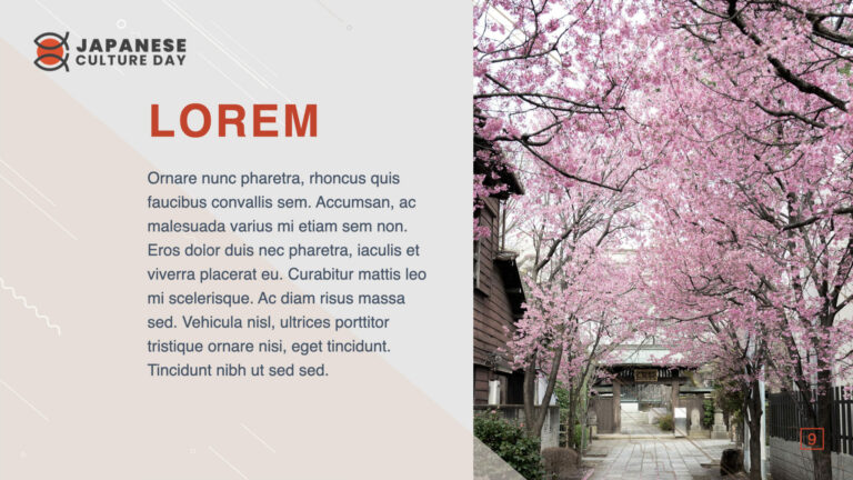 Culture Japan Presentation Template: 50 Slides PPTX, KEY, Google Slides ...