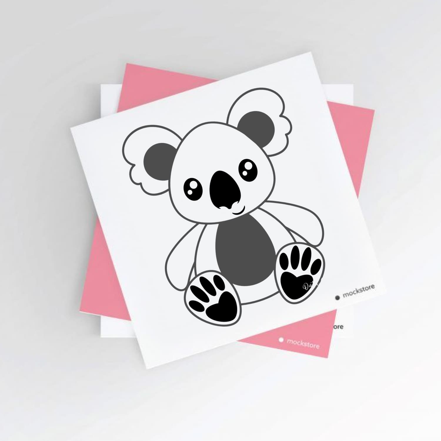 Koala SVG / PNG / EPS / DXF Files cover.