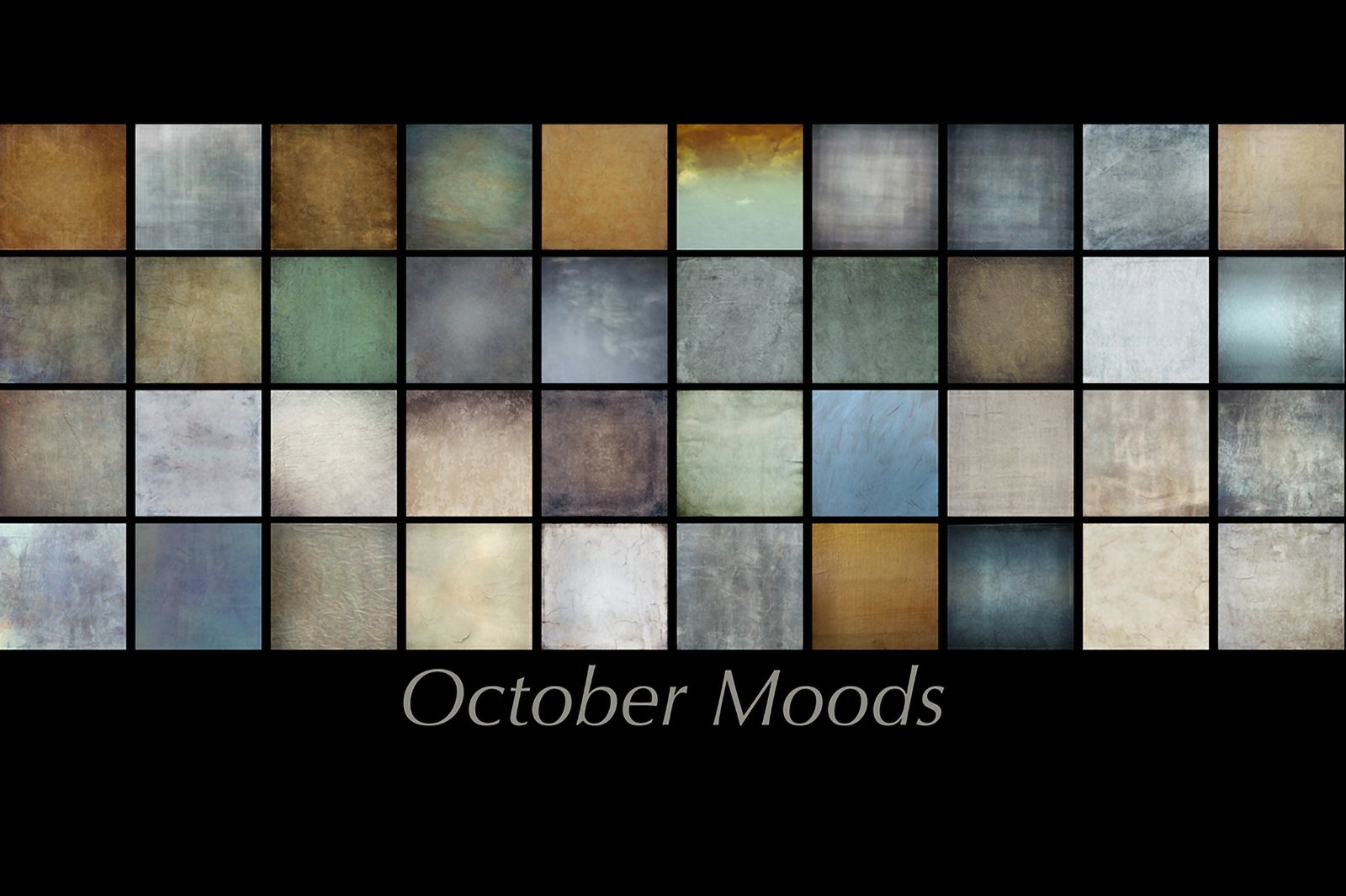 October Mood - the example of colors of Big Fineart Texture Bundle.