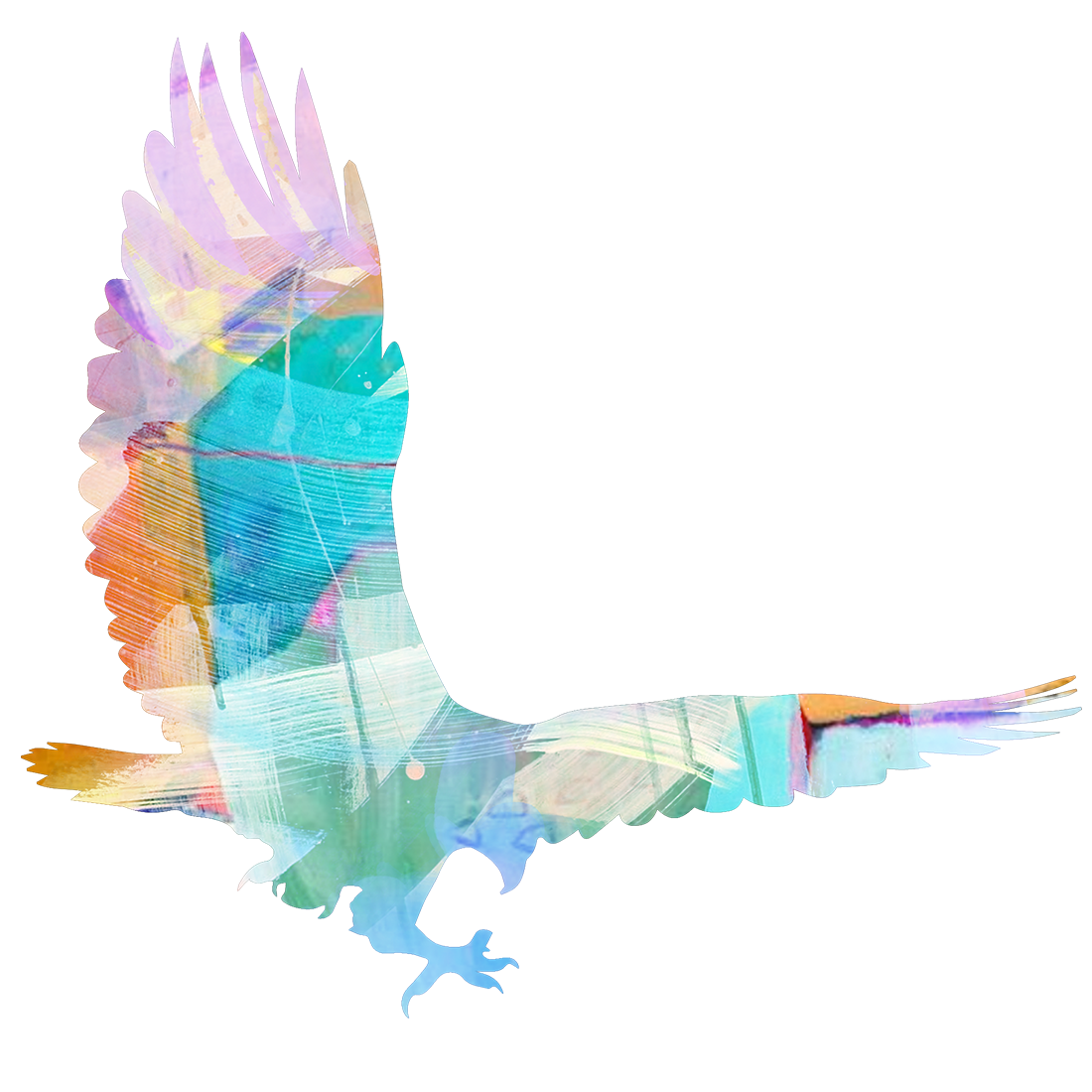 Eagle, Pastel Colors, Bird Pastel