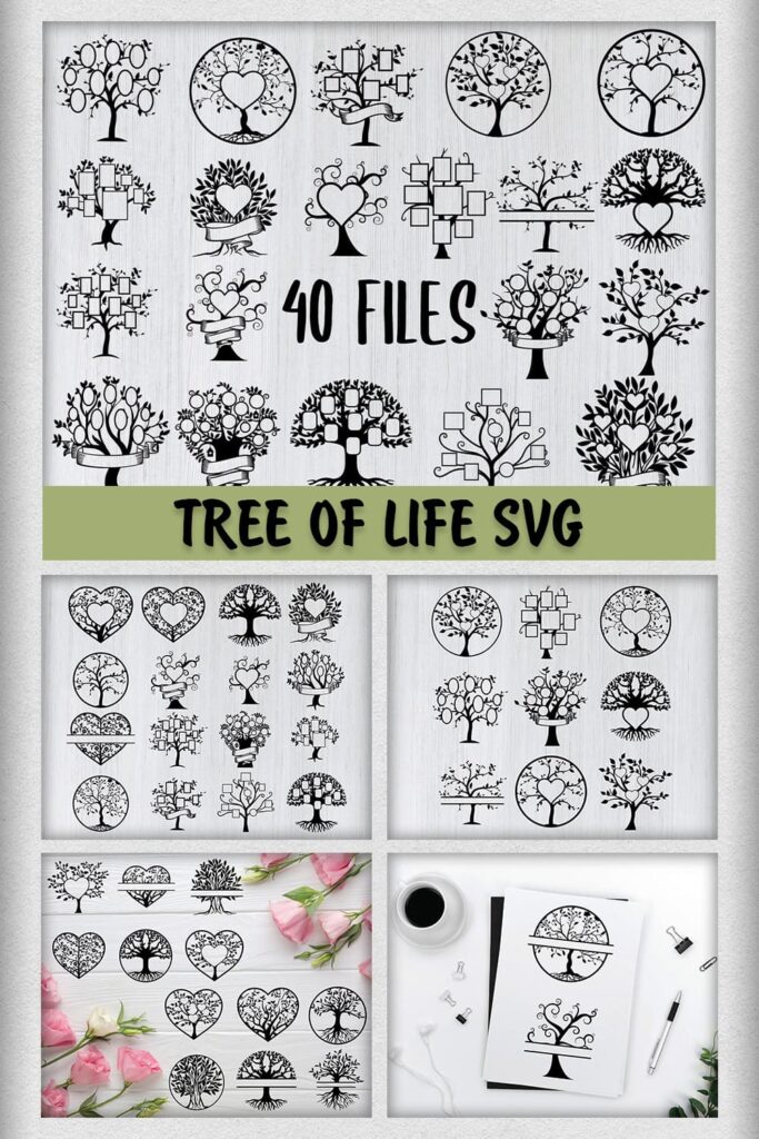 Tree SVG Bundle, Tree Of Life SVG, Tree SVG, Family Tree SVG ...