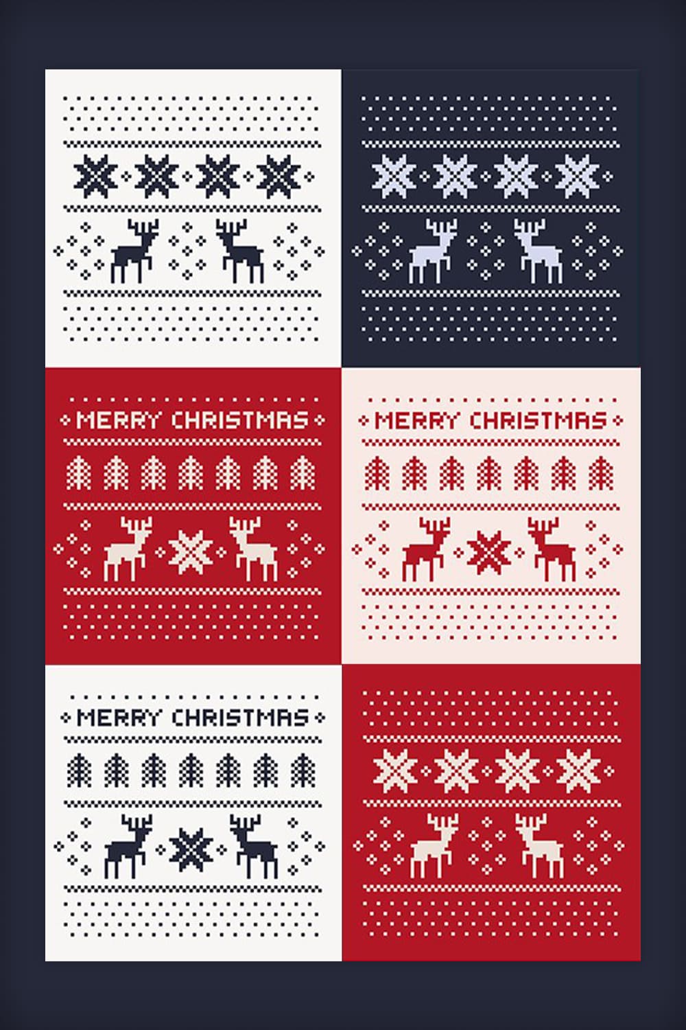 Christmas Winter Patterns.