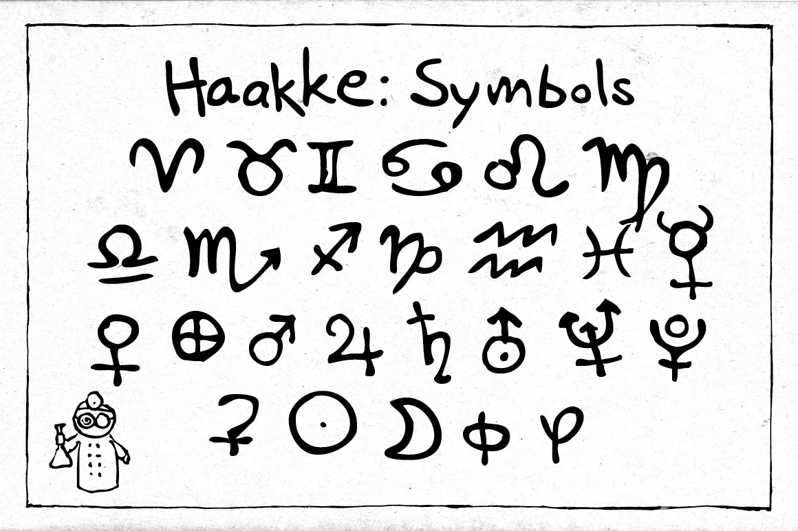 Letter by Haakke symbols font.