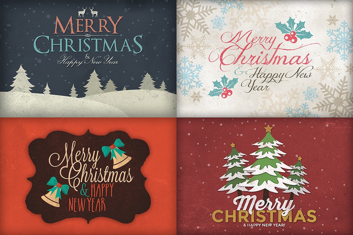Collection of Christmas cards.