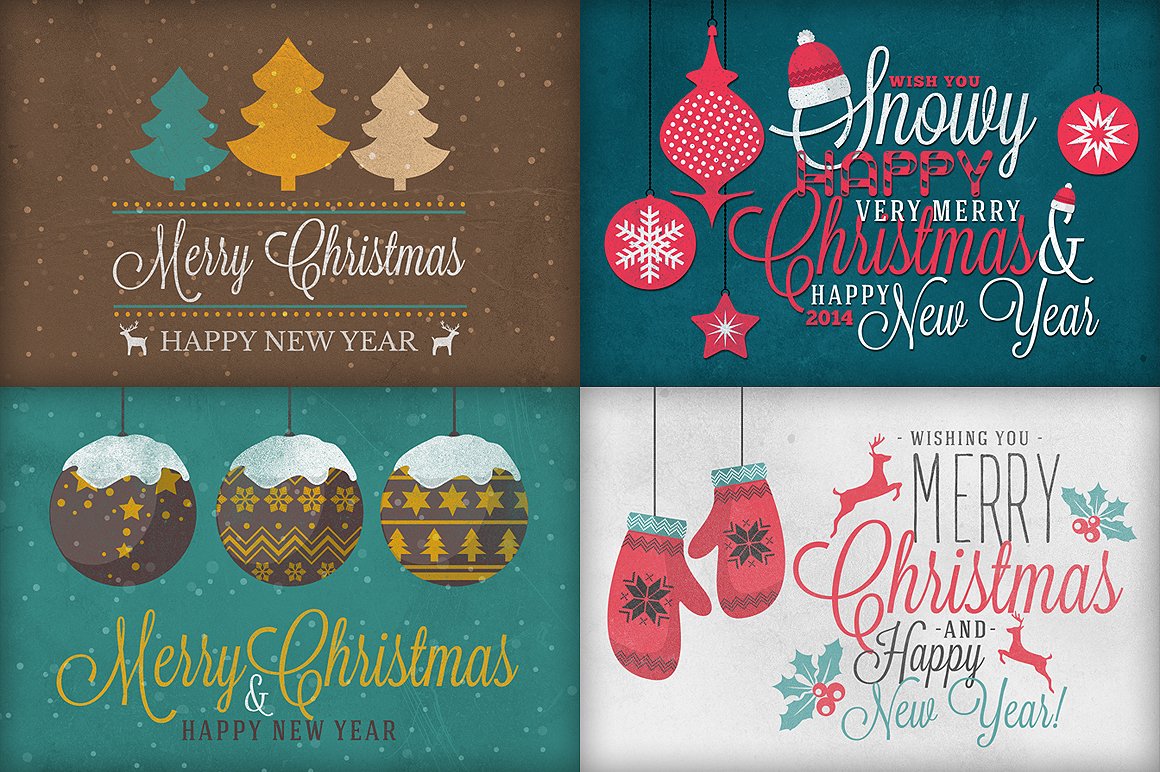 So nice and elegant Christmas cards.