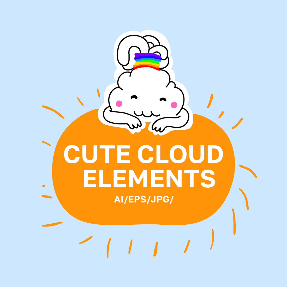 Cute Cloud Illustration