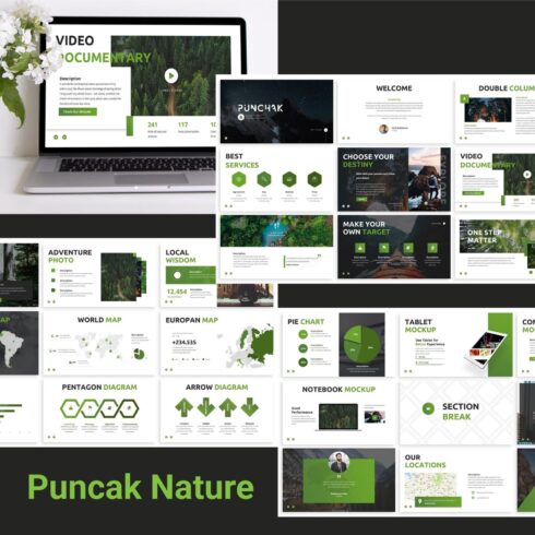 This is a Simple & Go-Green/Nature Theme Presentation for Keynote.