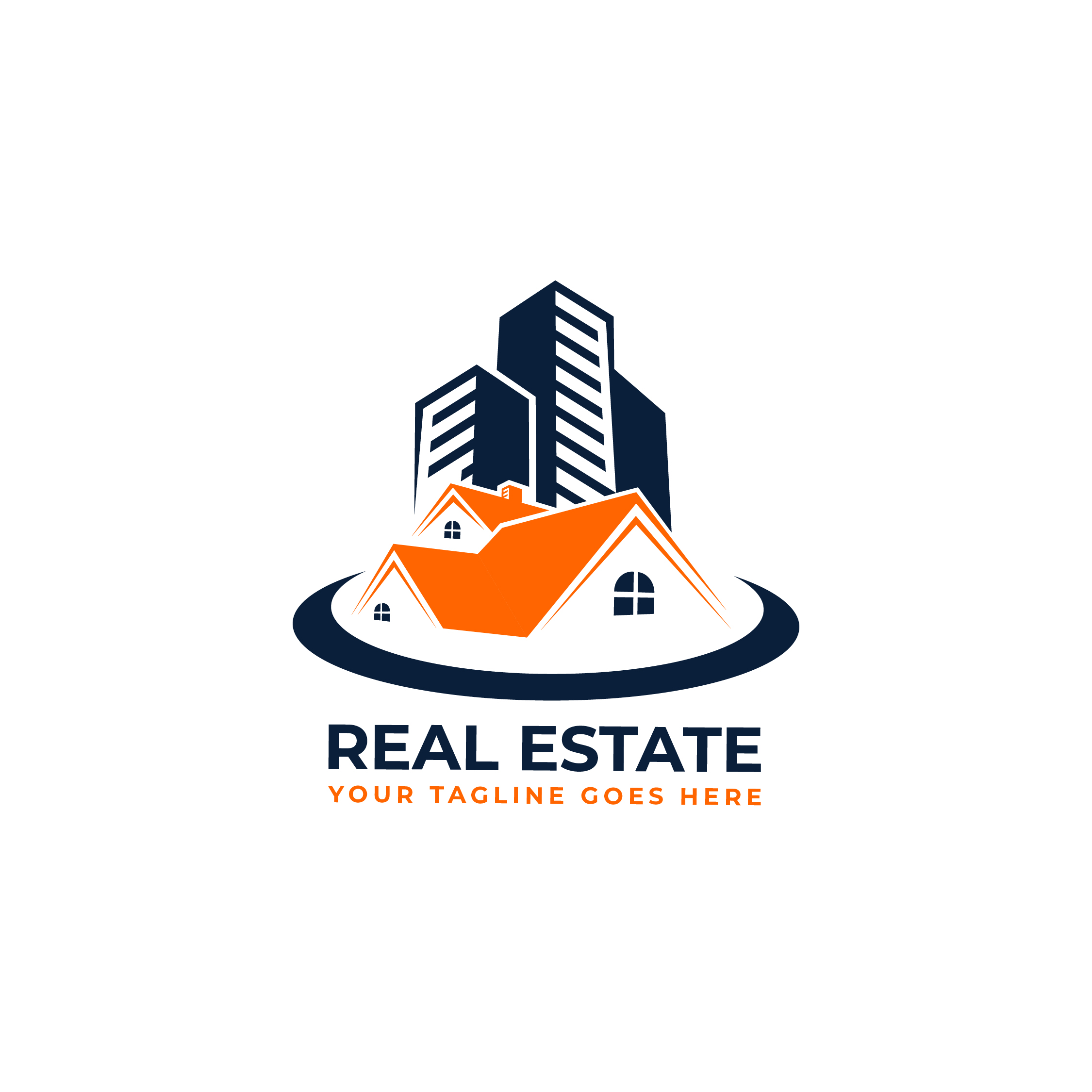 Pack of 4 Real Estate Logo Templates