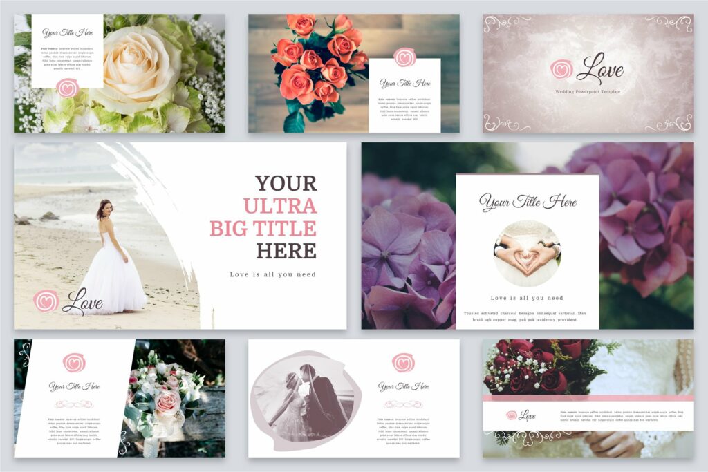 Love - Wedding Powerpoint Template – MasterBundles