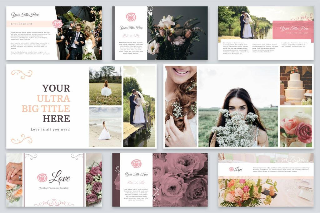 Love - Wedding Powerpoint Template – MasterBundles