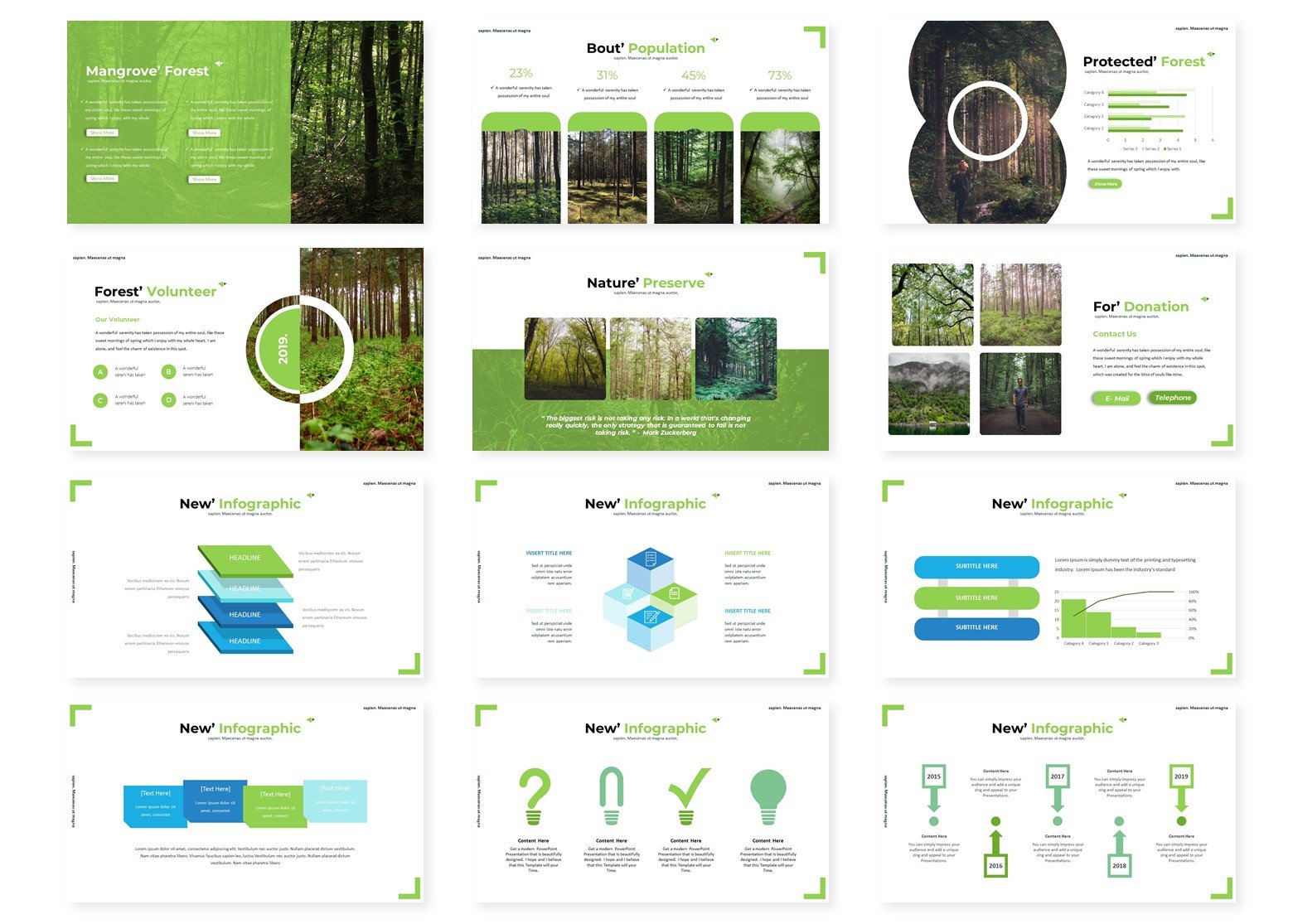 The Forest - Google Slides Template.