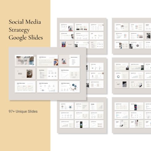 Social Media Strategy Google Slides.