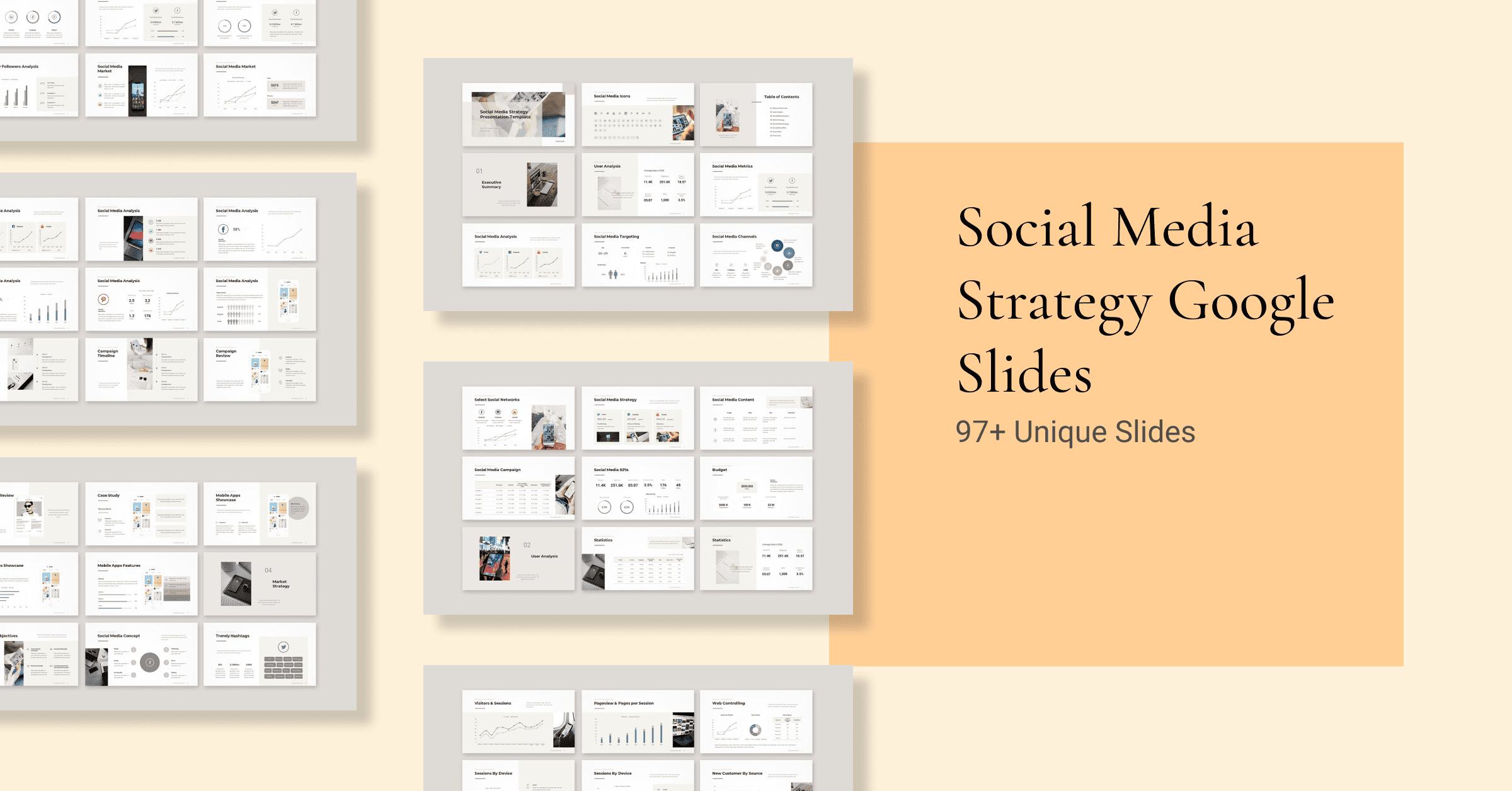 Social Media Strategy Google Slides – MasterBundles